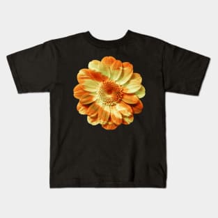 Golden Waves Flower Kids T-Shirt